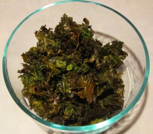 Kale Chips with Healthy Fats